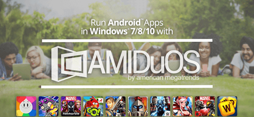 AMIDuOS – Android Emulator for Windows